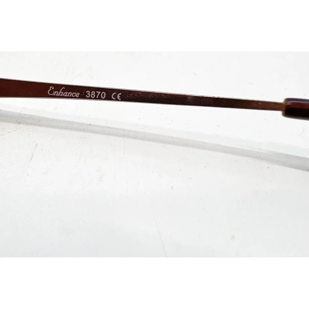 Enhance 3870 Eyeglass Frames Womens Rose Metal Oval 53-17-140